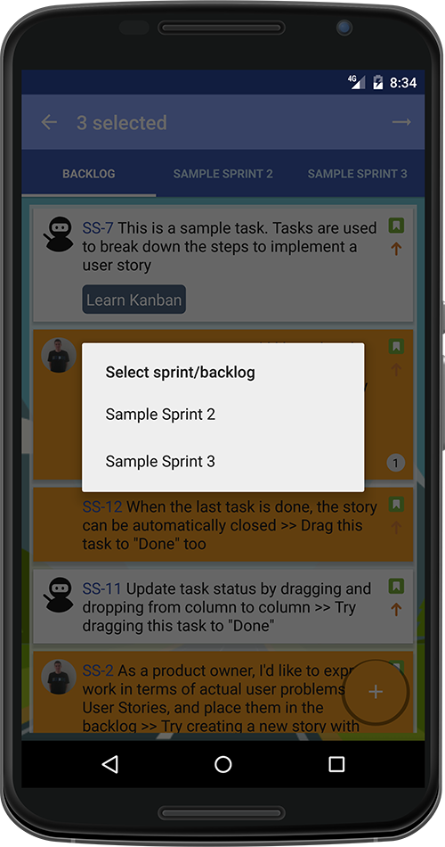 Android Sprints and Backlog Planning
